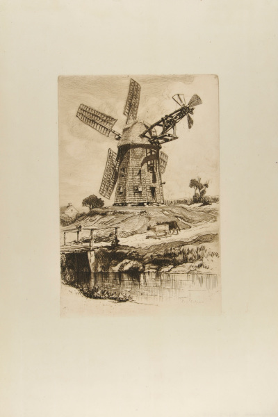 AN OLD MILL AT WAINSDOTTE, L.I.