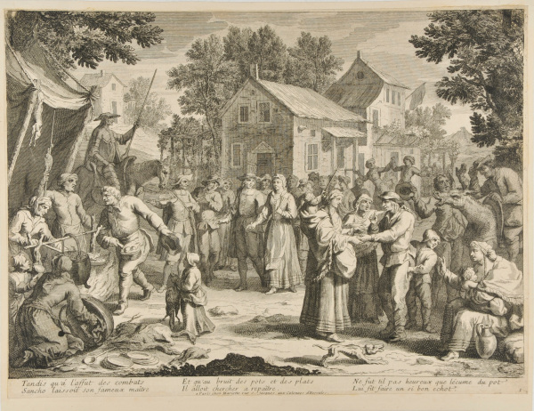 TANDIS QU'A L'AFFUT DES COMBATS . . . (ON THE LOOKOUT FOR BATTLES...)