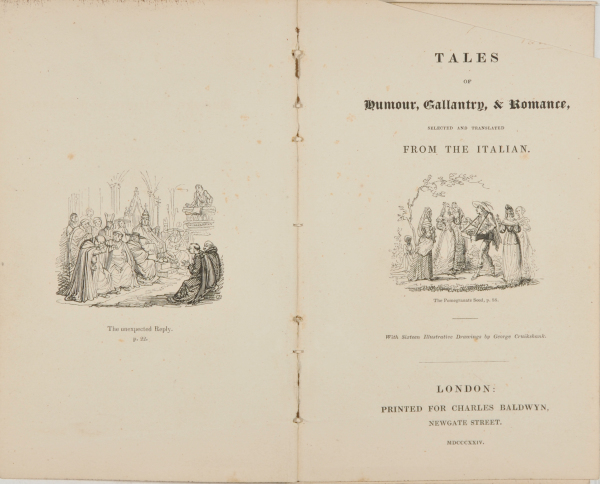ILLUSTRATIONS FOR "TALES OF HUMOR, GALLANTRY AND ROMANCE"