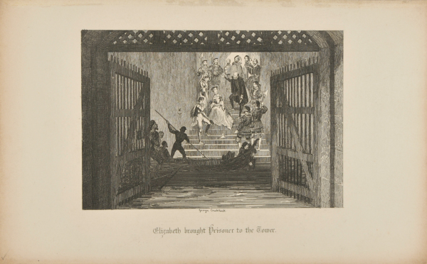 ELIZABETH BROUGHT PRISONER TO THE TOWER