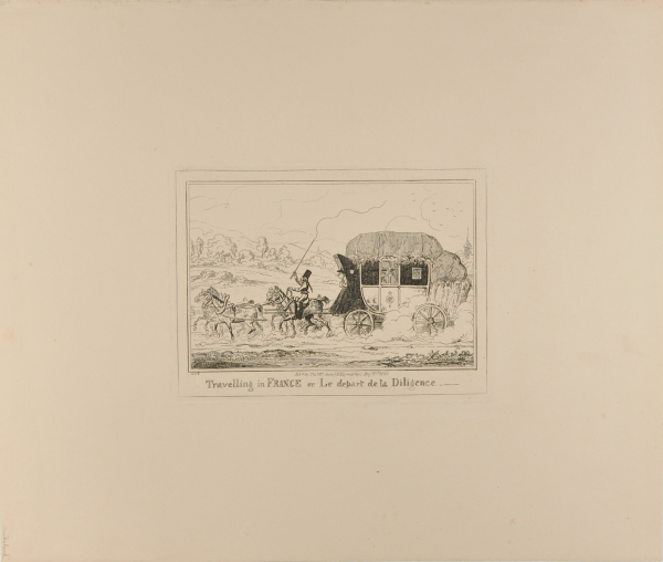 TRAVELING IN FRANCE OR LE DEPART DE LA DILIGENCE