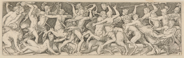 COMBAT BETWEEN CENTAURS AND LAPITHAE