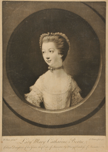 Lady Mary Catharine Bertie (1754-1767)
