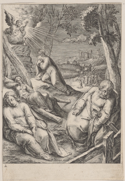 CHRIST ON THE MOUNT OF OLIVES