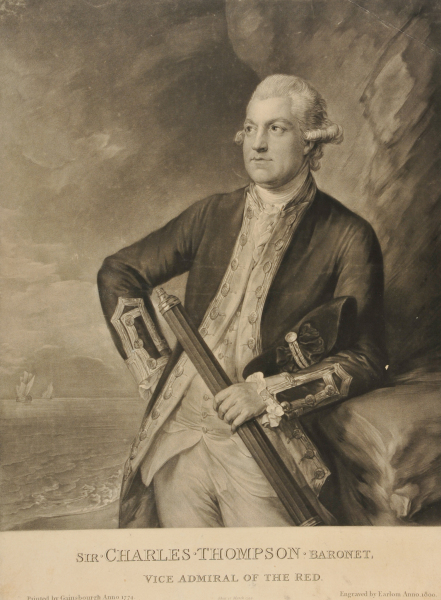 Sir Charles Thompson Baronet/Vice Admiral of the Red