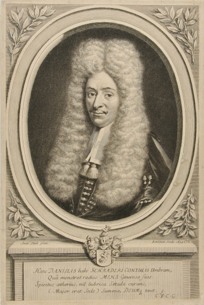 Hanc Danielis habe Schraderi Consulis Umbram . . .