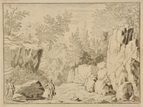 A PASS LEADING THROUGH A MOUNTAINOUS LANDSCAPE