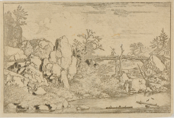 THE TWO LOGS IN THE WATER