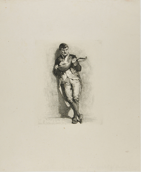 Spaniard Playing on a Mandolin