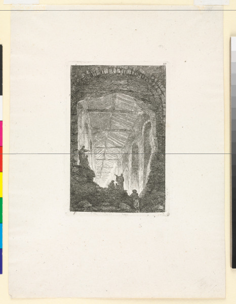 PLATE 10 FROM THE SERIES "EVENINGS IN ROME"