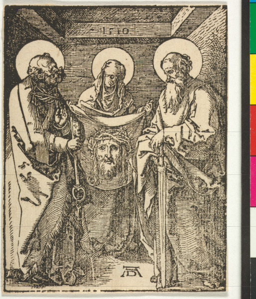 SAINT VERONICA BETWEEN SAINTS PETER AND PAUL