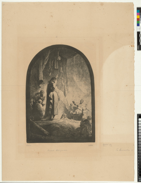 THE RAISING OF LAZARUS: THE LARGER PLATE