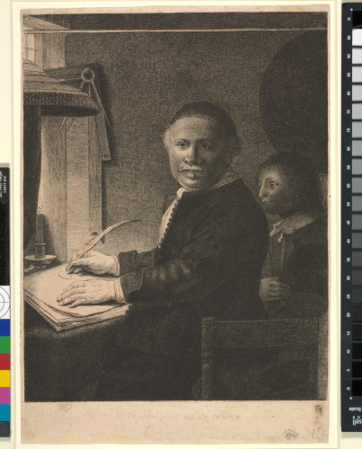 LIEVEN WILLEMSZ. VAN COPPENOL, WRITING MASTER: THE SMALLER PLATE