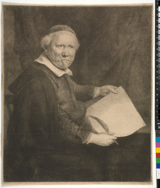 LIEVEN WILLEMSZ. VAN COPPENOL, WRITING MASTER: THE LARGER PLATE