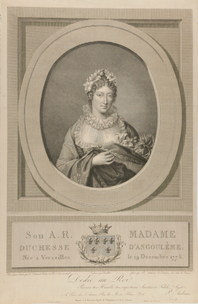 HER ROYAL HIGHNESS MADAME DUCHESS D'ANGOULÊME