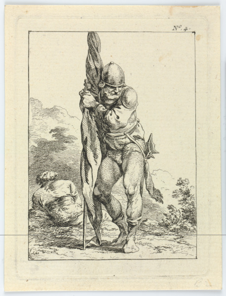 PLATE 4 FROM THE SERIES "FIRST SUITE OF SOLDIERS"
