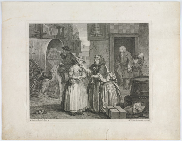 PLATE 1 FROM "A HARLOT'S PROGRESS"
