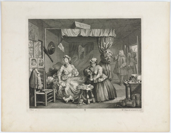 PLATE 3 FROM "A HARLOT'S PROGRESS"