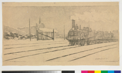 Locomotive, effet de neige