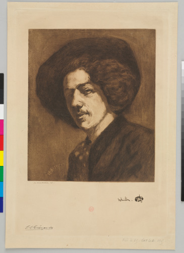 PORTRAIT OF WHISTLER WITH A HAT