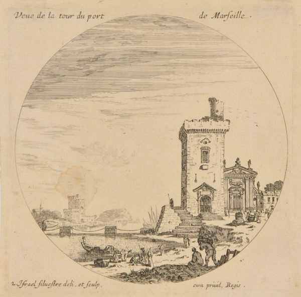 VEUE DE LA TOUR DU PORT DE MARSEILLE