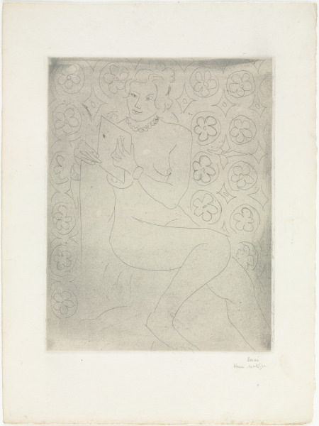 FIGURE READING, MASHRABIYA BACKGROUND