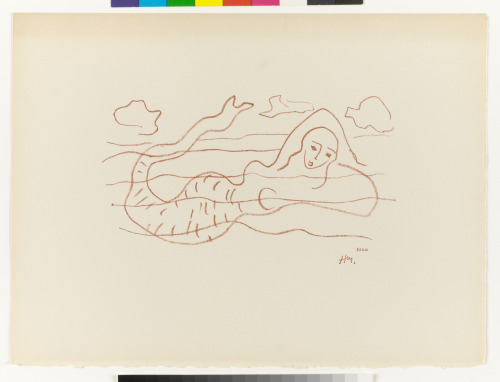 MERMAID, STUDY FOR "I WISH TO DRAG MY PAIN THE LENGTH OF FRANCE"