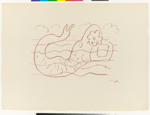 MERMAID, STUDY FOR "I WISH TO DRAG MY PAIN THE LENGTH OF FRANCE"
