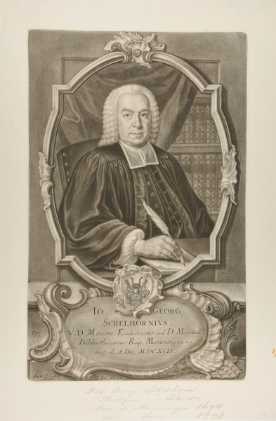 JOHANN GEORGE SCHELHORN