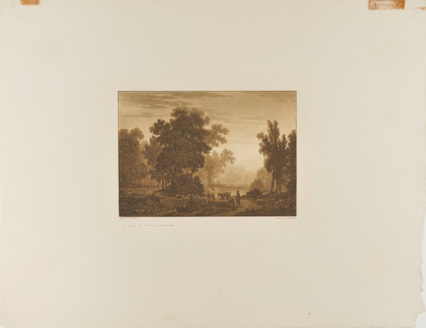 LANDSCAPE WITH CATTLE AND HERDSMAN