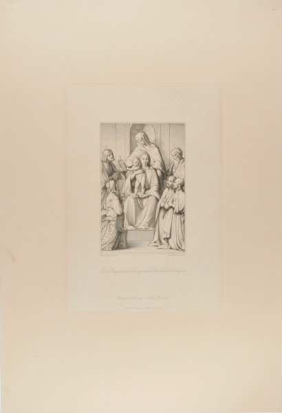THE MADONNA AND CHILD ADORED BY SAINTS