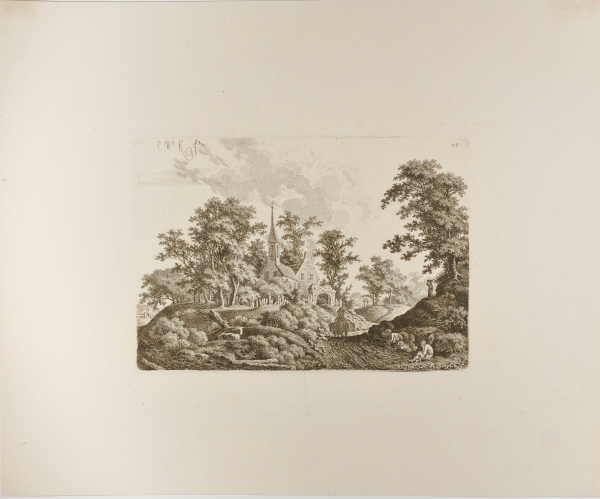 LANDSCAPE WITH SMALL CHURCH