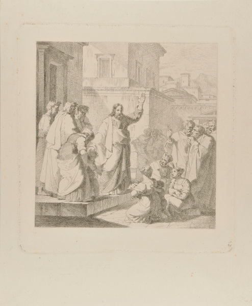 CHRIST BLESSING CHILDREN