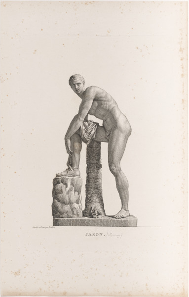 HILLSIDE WITH CASCADES SEEN THROUGH A NATURAL ARCH