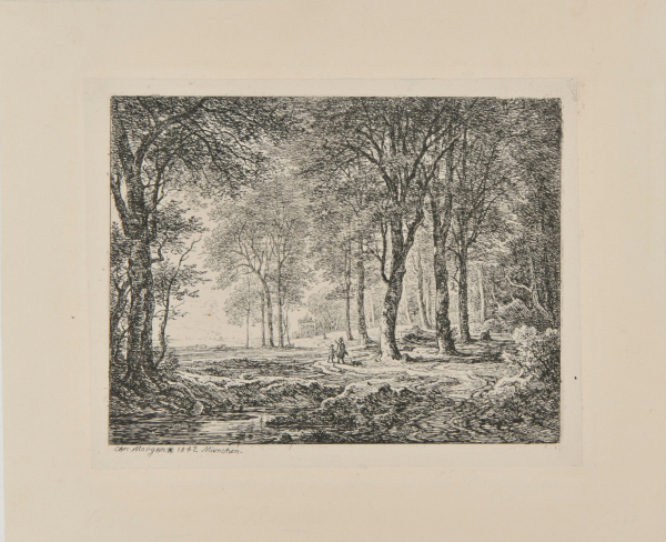 HUNTER AT THE EDGE OF THE FOREST