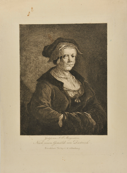 WOMAN WITH A FUR MUFF, HALF-LENGTH