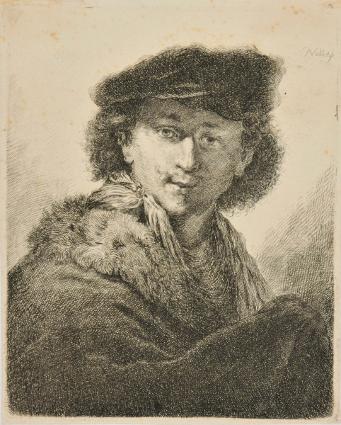 SELF-PORTRAIT OF CHRISTOPH NATHE AS REMBRANDT