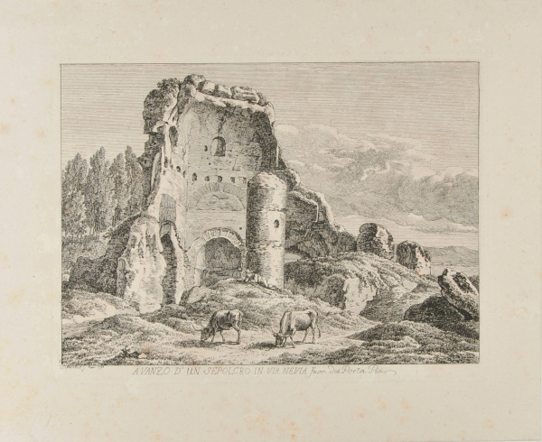 REMAINS OF A TOMB IN VIA NEVIA, OUTSIDE THE PORTA PIA