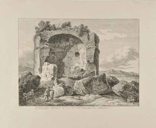 ANCIENT TOMB IN THE VIA NEVIA, CALLED THE TORRE DE SCHIAVI