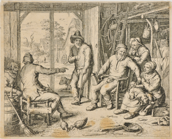 PEASANTS IN CONVERSATION