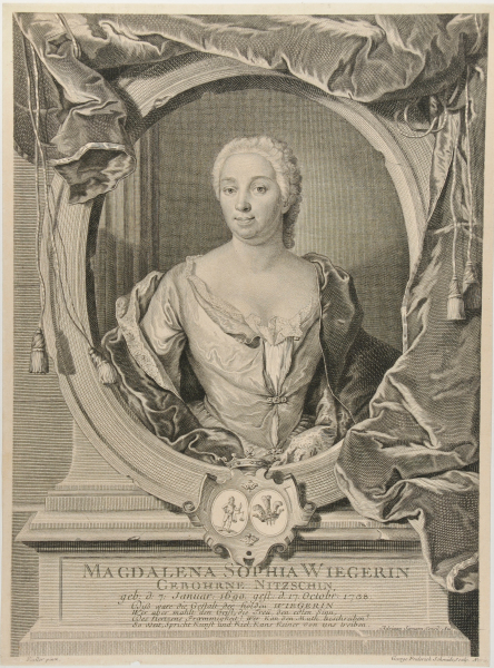 MEMORIAL PORTRAIT OF MAGDALENA SOPHIA WIEGERIN
