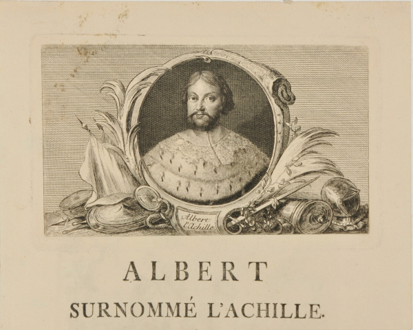 OPENING VIGNETTE FOR THE LIFE OF THE ELECTOR (CALLED "ACHILLES") OF BRANDENBURG