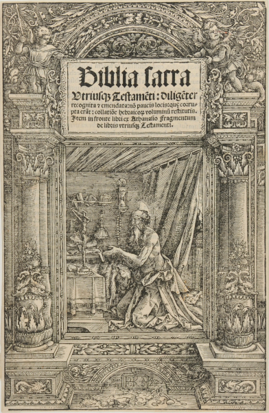 SAINT JEROME KNEELING IN HIS CELL