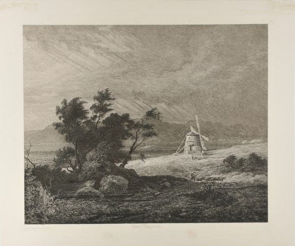 THE WINDMILL - LANDSCAPE WITH RAINSTORM