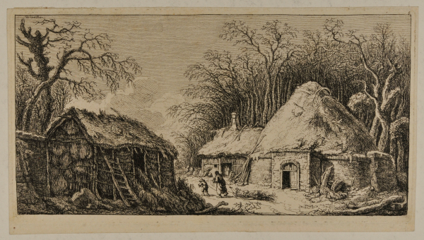 WINTER LANDSCAPE WITH BRUSHWOOD COLLECTORS RETURNING HOME
