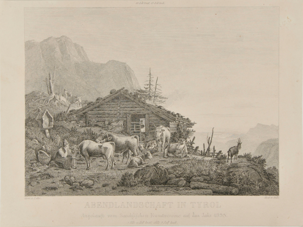 EVENING LANDSCAPE IN TYROL