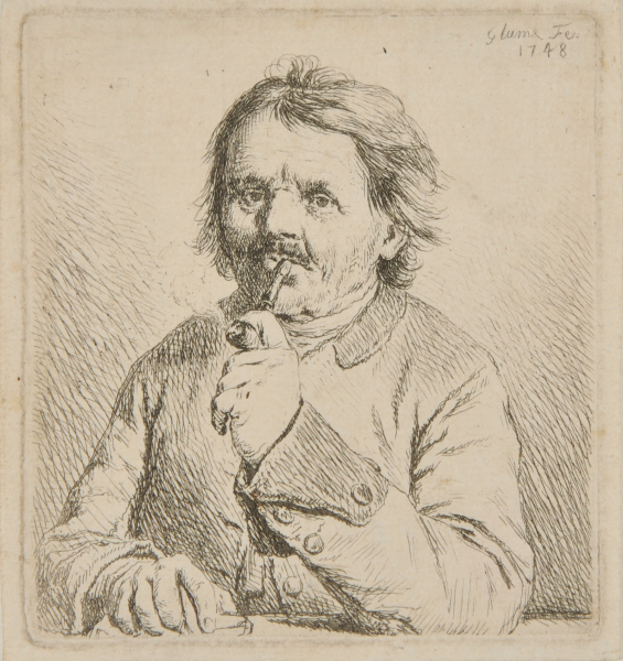 BUST OF A MAN SMOKING (LE FUMEUR)