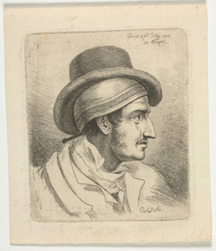PORTRAIT OF CARLUTSCHI, A NEAPOLITAN COACHMAN