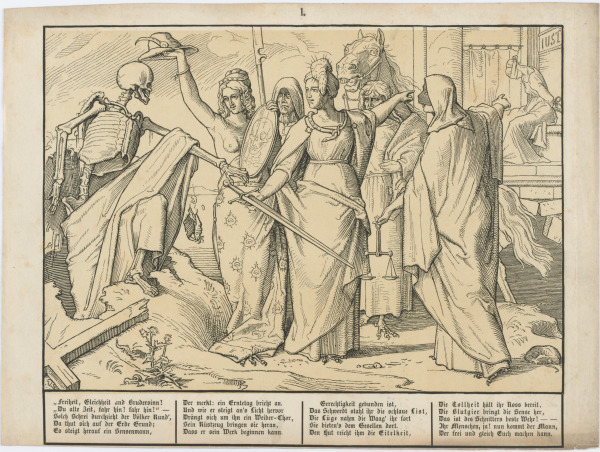 DEATH APPROACHING LIBERTY, EQUALITY, AND FRATERNITY