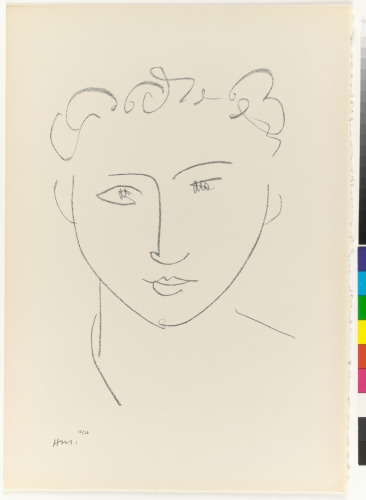 YOUNG FEMALE STUDENT, STUDY FOR "ECHOS"